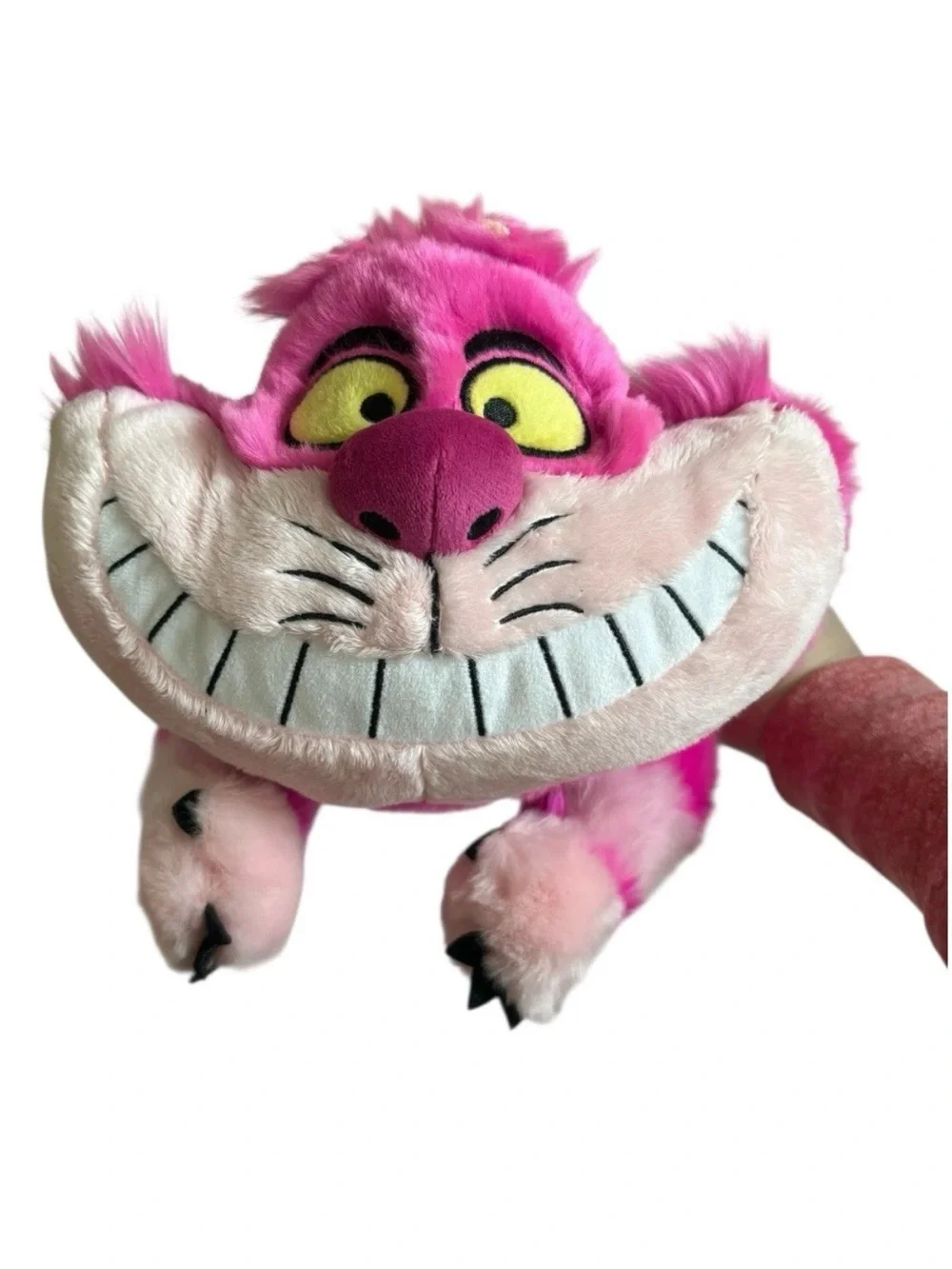 Pink CHESHIRE CAT from Alice In Wonderland Disney Store Plush Stuffed Animal